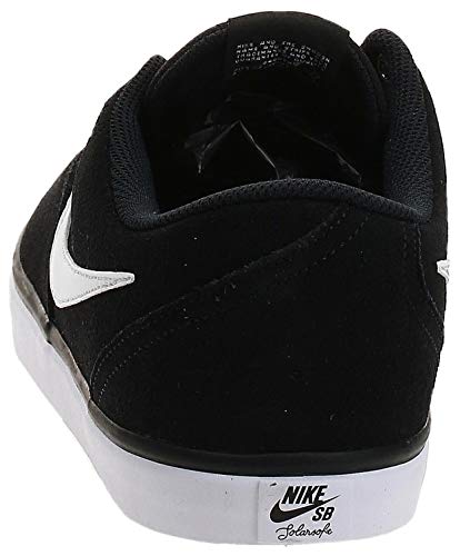 Nike SB Check Solarsoft, Zapatillas de Skateboarding Hombre, Negro (Black/White), 42 EU