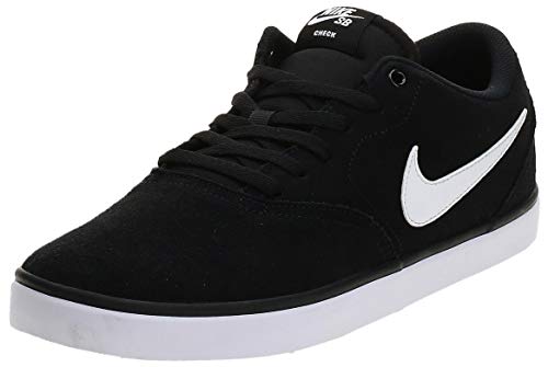 Nike SB Check Solarsoft, Zapatillas de Skateboarding Hombre, Negro (Black/White), 42 EU