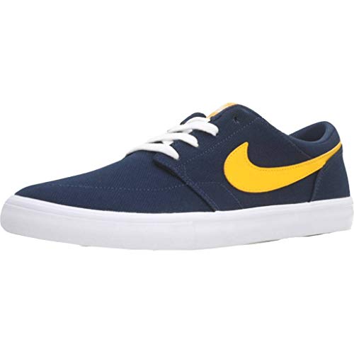 Nike Solarsoft Portmore Navy 880268 Zapatillas para Hombre, 42