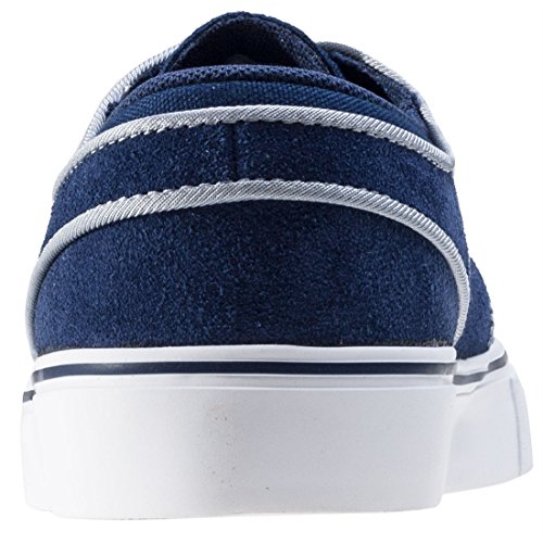 Nike Stefan Janoski Gs - Zapatillas de ante ovino para niña, azul/blanco, 36 1/2