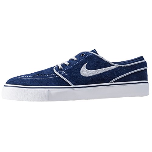 Nike Stefan Janoski Gs - Zapatillas de ante ovino para niña, azul/blanco, 36 1/2