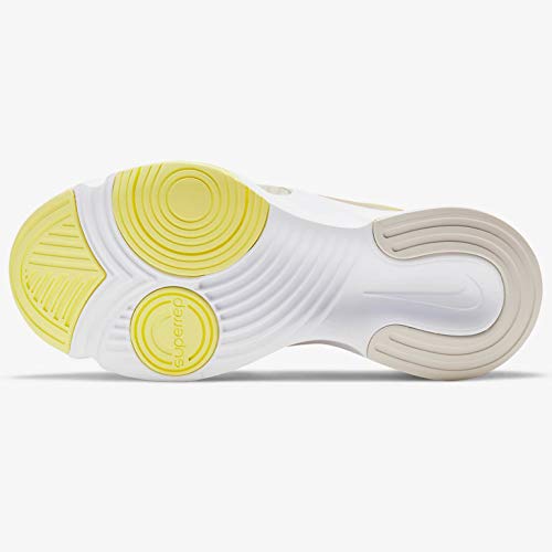 Nike Superrep Go - Zapatillas de entrenamiento para mujer Cj0860-102, blanco (Marfil pálido/Bright Mango-lt Zitron), 38 EU