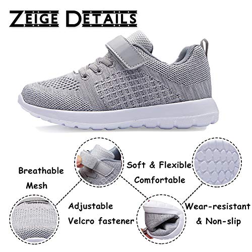 Niños Niñas Zapatillas de Deporte Zapatillas de Deporte para niños Zapatillas Deportivas para Correr Zapatillas Deportivas para niños Zapatillas Deportivas cómodas con Velcro