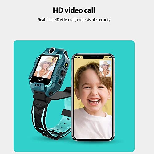 Niños Smart Watch Y99 4G Dual Camera Support HD Video Call GPS Wifi LBS Niños Reloj inteligente para Android IOS (Verde)