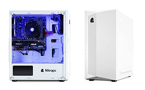 NITROPC - PC Gaming Pack Bronze Rebajas | PC Gamer (CPU Intel G6400 2/4 x 4,00Ghz (Turbo) | Gráfica GT 1030 2GB) + Monitor 23,6" + Teclado + ratón + Cascos | RAM 16GB | M.2 256GB | HDD 1TB