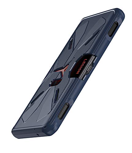 NOKOER Funda para Lenovo Legion Duel, Material de TPU es Ultra-Delgado Case, Anti Huella Digital Telefono Funda [Resistente al Desgaste] [Antideslizante] Cover - Azul Oscuro