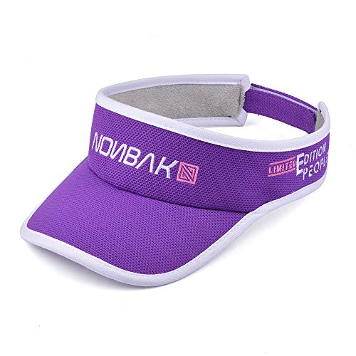 Nonbak Visera/Visor Unisex Talla única Muy Ligera Running, Deportes Outdoor, Aire Libre, Casual, (Lila)