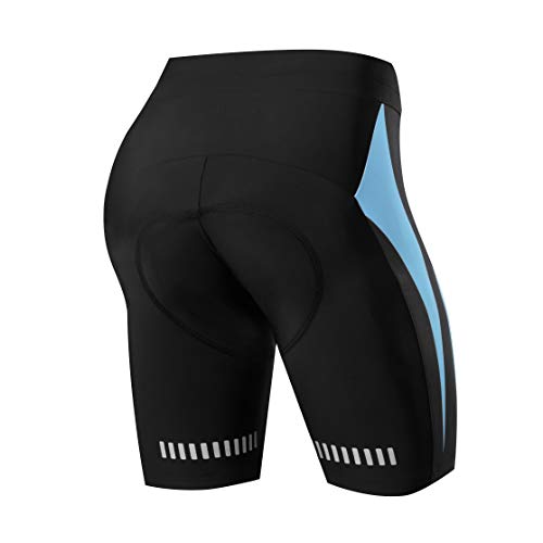 NOOYME Pantalon Corto Ciclismo Mujer Acolchado 4D Pantalones Corto Bicicleta Mujer con Gel Acolchado Pantalones Cortos De Ciclism para Mujer Pantalon Ciclismo Mujer ​Culotte Ciclismo Mujer