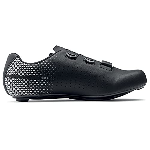 Northwave Zapatillas Carretera Core Plus 2 Negro/Plata - Talla: 43