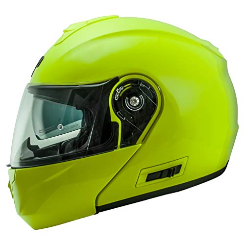 NOS Helmets Casco NS-8 Plegable. XXL Fluor Yellow
