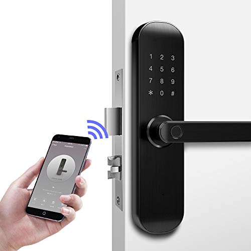 Nuevo 202Pro WIFI Bluetooth Smart Lock, Aplicación remota y gestión de negocios de oficina/apartamento para seguridad de cerradura de puerta, Reversible sin mango