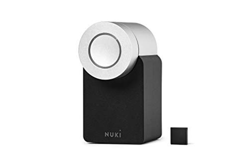 Nuki Smart Lock 2.0 | Cerradura electrónica para puerta | Bloqueo vía Bluetooth | Fácil reequipamiento | iPhone & Android | Para acceso remoto Nuki Bridge.