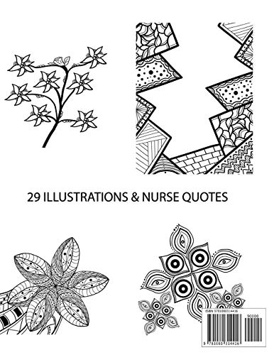 #Nurse Life: Nurse Coloring Book For Exhausted Superheroes - 29 Illustrations & Nurse Quotes