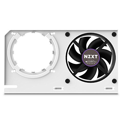 NZXT KRAKEN G12 - Kit de montaje de GPU para refrigeradores líquidos todo en uno de la serie Kraken X - Compatibilidad con GPU AMD y NVIDIA - Refrigeración activa para VRM - Blanco