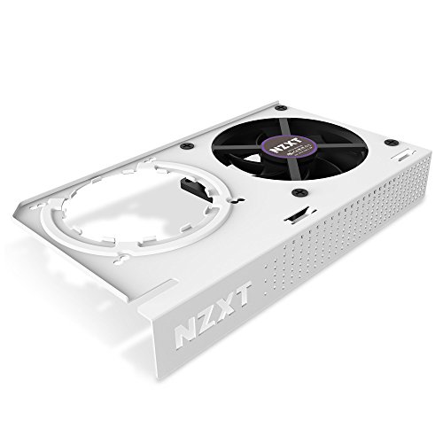 NZXT KRAKEN G12 - Kit de montaje de GPU para refrigeradores líquidos todo en uno de la serie Kraken X - Compatibilidad con GPU AMD y NVIDIA - Refrigeración activa para VRM - Blanco