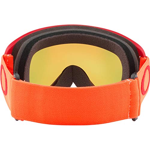 Oakley Frame 2.0 Pro Xm Ski Goggles, Unisex Adulto, Red Neon Orange/Fire Iridium/Persimmon, M