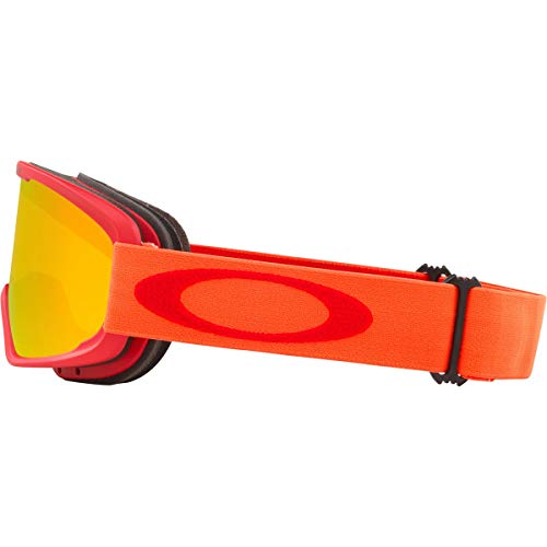 Oakley Frame 2.0 Pro Xm Ski Goggles, Unisex Adulto, Red Neon Orange/Fire Iridium/Persimmon, M