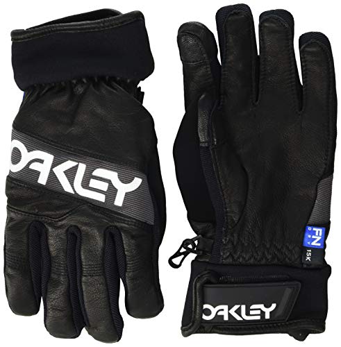 Oakley Guantes de Invierno para Hombre Factory 2.0, Blackout, Talla Grande