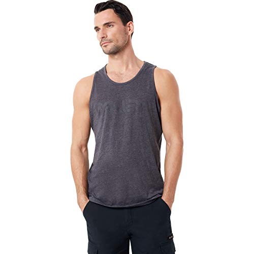 Oakley Mark II Tank Camisa, Jet Black Heather, S para Hombre