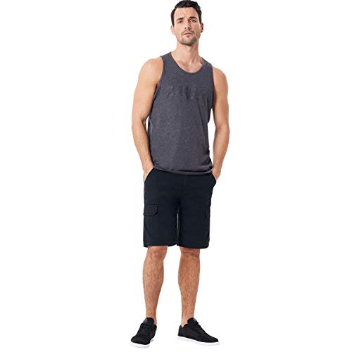 Oakley Mark II Tank Camisa, Jet Black Heather, S para Hombre