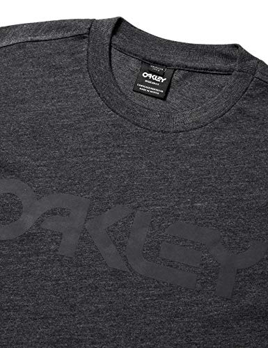 Oakley Mark II tee Camisa, Jet Black Heather, L para Hombre