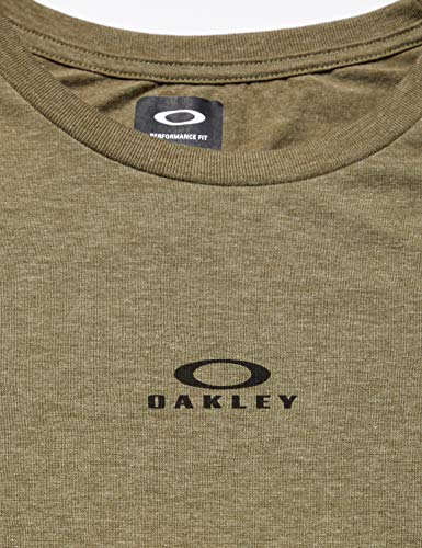 Oakley Mens Bark New SS Camisa, Dark Brush Lt Htr, XS para Hombre