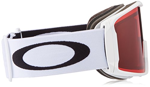 Oakley Men's Line Miner - Gafas de ski, Hombre, color blanco (Prizm Torch Iridium)