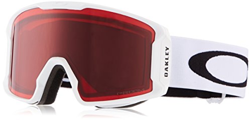 Oakley Men's Line Miner - Gafas de ski, Hombre, color blanco (Prizm Torch Iridium)