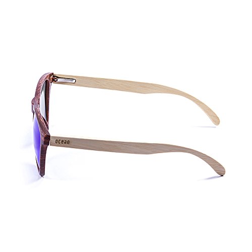 Ocean Sunglasses Ski Gafas de Sol Polarized Sea Wood (55 mm) Marrón