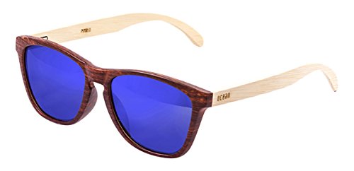 Ocean Sunglasses Ski Gafas de Sol Polarized Sea Wood (55 mm) Marrón
