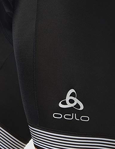 Odlo Fujin Licra Corta para Ciclismo, Hombre, Negro, S