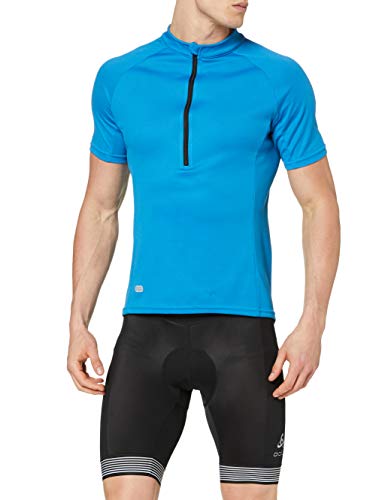 Odlo Fujin Licra Corta para Ciclismo, Hombre, Negro, S