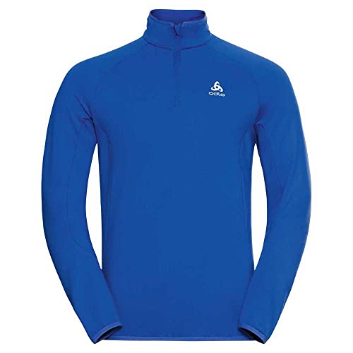 Odlo Midlayer 1/2 Zip Berra Light Sudadera, Azul náutico, M para Hombre