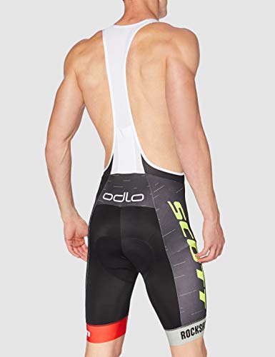 Odlo Racin Suspenders Tights Pantalones Cortos, Scott Sram 2020, S para Hombre