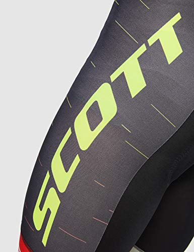 Odlo Racin Suspenders Tights Pantalones Cortos, Scott Sram 2020, S para Hombre