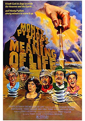 Official - Póster del significado de la vida (Monty Python) 2020 (27 x 41 pulgadas)