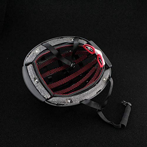 OLEEKA Ciclo Casco, Casco Plegable Hombre Mujer Adolescente Ciclismo MTB Bicicleta, Casco Ajustable Ultraligero Casco Fresco