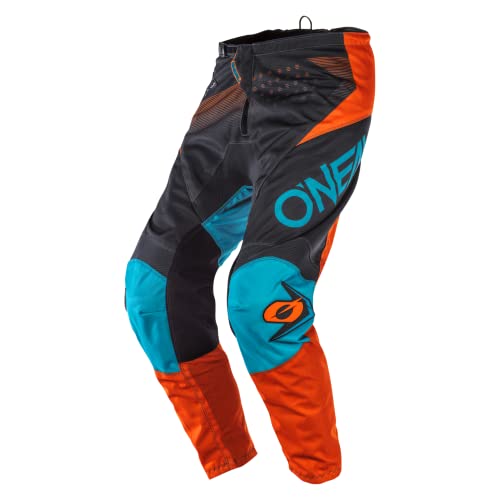 O'Neal Element Factor Moto Cross Hose MX Mountain Bike Enduro Jugend Offroad Trail MTB FR, E010, Farbe Grau Orange, Größe 30