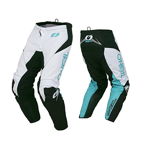 Oneal Element Pants 010E-332 Equipacion para montar en bicicleta y Motocross, Adultos unisex, 32, Blanco