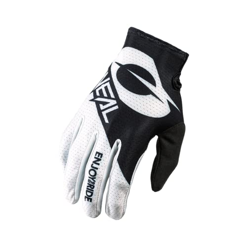 O'NEAL | Guantes de Ciclismo & Guantes de Motocross | MX MTB DH FR Downhill Freeride | Materiales duraderos y Flexibles, Palma ventilada | Guantes Matrix | Adultos | Negro Blanco | Talla XXL