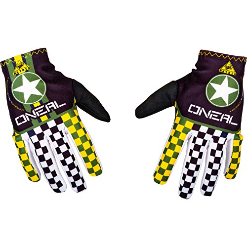 O'Neal Matrix Wingman Guantes de Bicicleta, Negro/Naranja, M