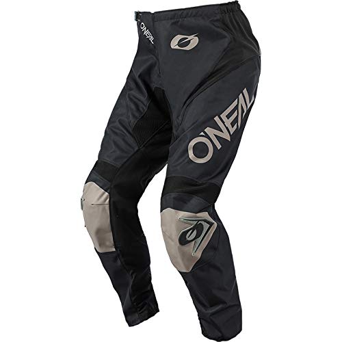 O'Neal | Pantalones de Motocicleta | Enduro Motocross | máxima Libertad de Movimiento, diseño Transpirable y Duradero | Pantalones Matrix Ridewear | Adultos | Negro Gris | Talla 30/50