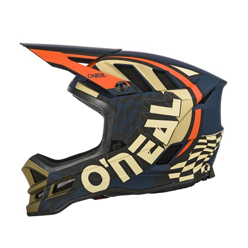 O'Neal S, Azul y Naranja Blade Polyacrylite ZYPHR-Casco de Ciclismo (Talla, 55/56 cm), Color, Adultos Unisex