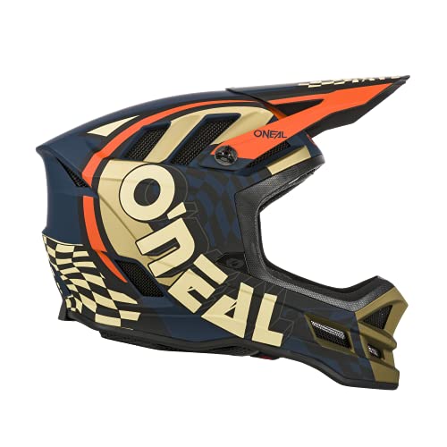 O'Neal S, Azul y Naranja Blade Polyacrylite ZYPHR-Casco de Ciclismo (Talla, 55/56 cm), Color, Adultos Unisex