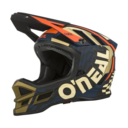 O'Neal S, Azul y Naranja Blade Polyacrylite ZYPHR-Casco de Ciclismo (Talla, 55/56 cm), Color, Adultos Unisex