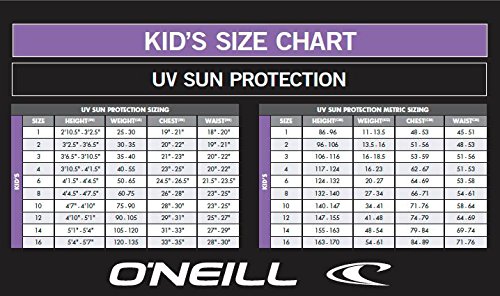 ONEILL WETSUITS O'Neill - Camiseta de Neopreno Infantil, Manga Larga, Cuello Redondo Rosa Rojo sandía Talla:6