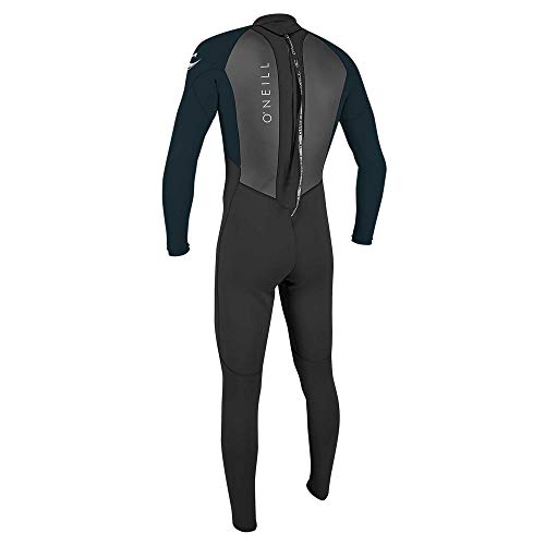 O'Neill Wetsuits Reactor-2-Traje Cremallera Trasera (3/2 mm) Traje de Neopreno, Hombres, Negro/Abismo, M