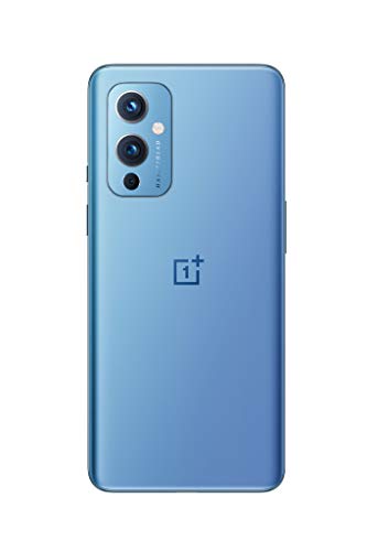 ONEPLUS 9 5G - Smartphone 6.55" FHD+ AMOLED 120Hz (Snapdragon 888, 8GB RAM + 128GB almacenamiento, Triple camara Hasselblad 48+50+2Mpx, 4500mah con carga rapida 65W) Dual Sim - Arctic Sky