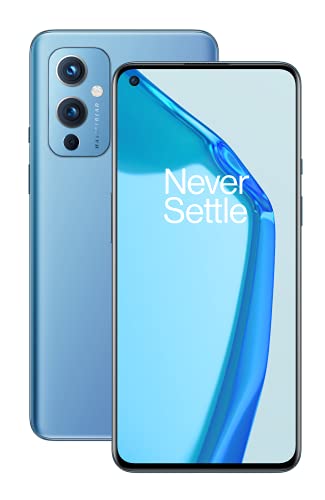 ONEPLUS 9 5G - Smartphone 6.55" FHD+ AMOLED 120Hz (Snapdragon 888, 8GB RAM + 128GB almacenamiento, Triple camara Hasselblad 48+50+2Mpx, 4500mah con carga rapida 65W) Dual Sim - Arctic Sky