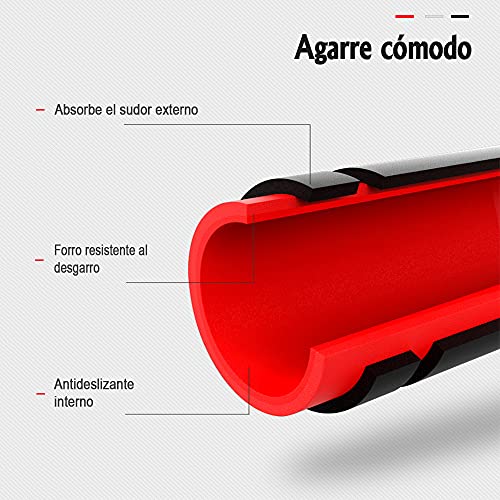 ONETWOFIT Barras de dominadas, Ajustable a Puertas con un Ancho de 65-85 cm/Barra para dominadas, Peso máximo de Usuario de hasta 150 kg-Entrenamiento Efectivo de la Parte Superior del Cuerpo